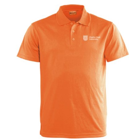 University Polo Orange Mens
