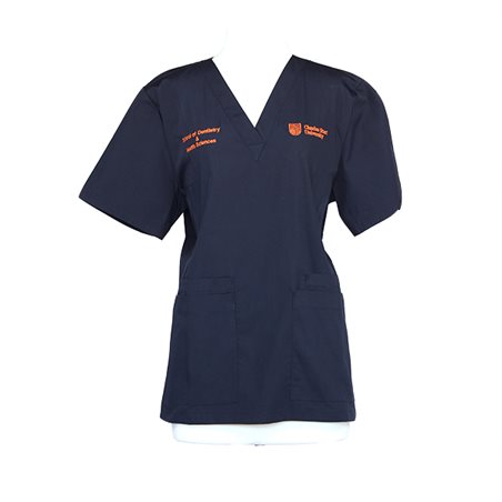 Oral Health Scrub Top Ladies